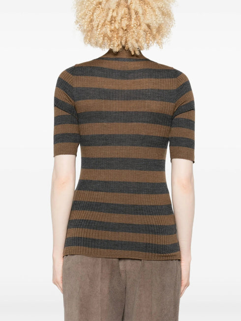 MAJESTIC STRIPED SWEATER